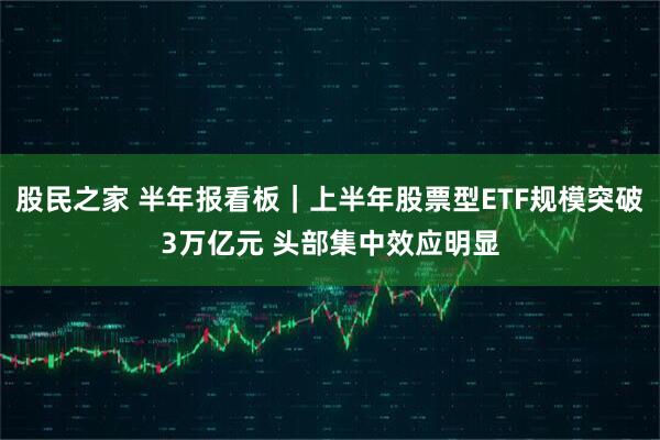 股民之家 半年报看板｜上半年股票型ETF规模突破3万亿元 头部集中效应明显